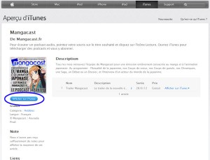 Cliquez sur le bouton Afficher sur iTunes.