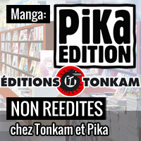 Titres non réédités chez Pika et Tonkam 
