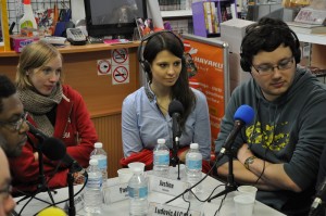 De gauche à droite : Pauline, Justine et Ludovic