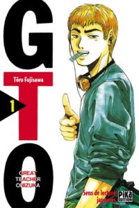 Couverture du tome 1 de GTO chez Pika