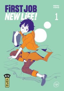 Couverture du tome 1 de First Job New Life chez kana
