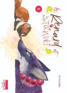 Couverture du tome 1 de Le renard et le petit tanuki chez Ki-oon