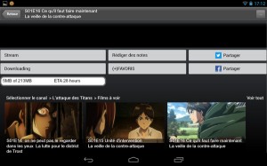Application Wakanim sur Android