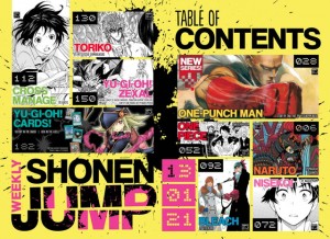 Sommaire d'un Weekly Shonen Jump USA