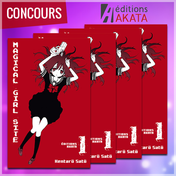 [Concours] Gagnez le premier tome de MAGICAL GIRL SITE avec Akata !