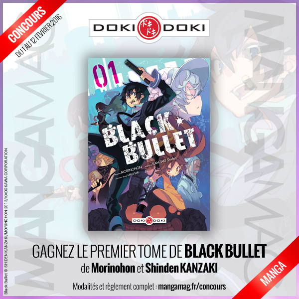[Concours] Gagnez le manga Black Bullet avec Doki-Doki