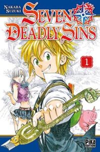 Couverture du tome 1 de Seven Deadly Sins chez Pika