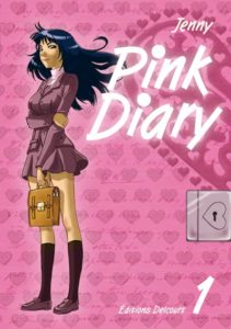 Couverture du tome 1 de Pink Diary chez Delcourt manga