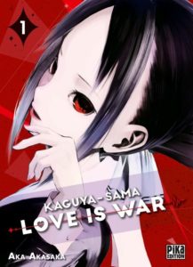 Couverture du tome 1 de Kaguya-sama love is war chez Pika