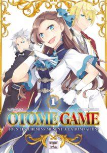 Couverture du tome 1 de Otome Game chez Delcourt/Tonkam