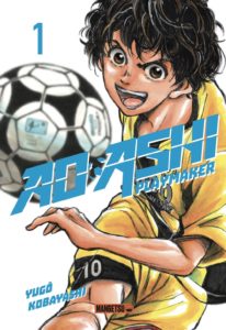 Couverture du tome 1 de Ao Ashi - playmaker chez Mangetsu