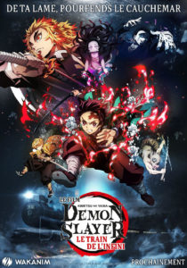 Affiche du film Demon Slayer : le train de l'infini