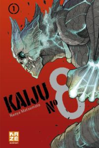 Couverture du tome 1 de Kaiju n°8 chez Kaze