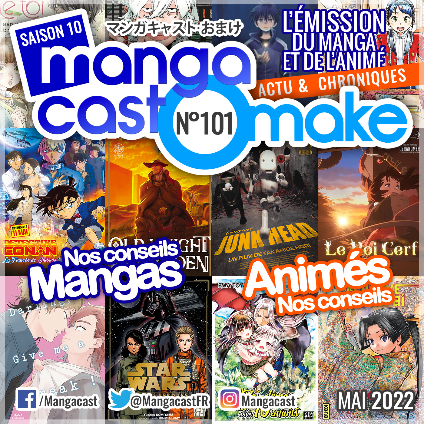 Cartouche du Mangacast Omake n°101