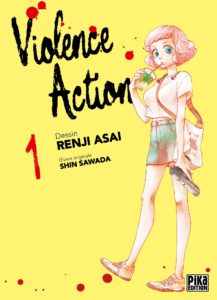 Couverture du tome 1 de Violence Action chez Pika