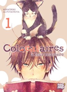 Couverture du tome 1 de Colocataires à leur manière chez nobi nobi !