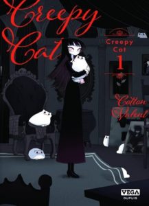 Couverture du tome 1 de Creepy Cat chez Véga Dupuis