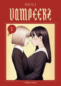 Couverture du tome 1 de Vampeerz chez Akata