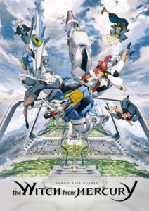 Affiche de l'anime Mobile Suit Gundam : The witch from Mercury sur Crunchyroll