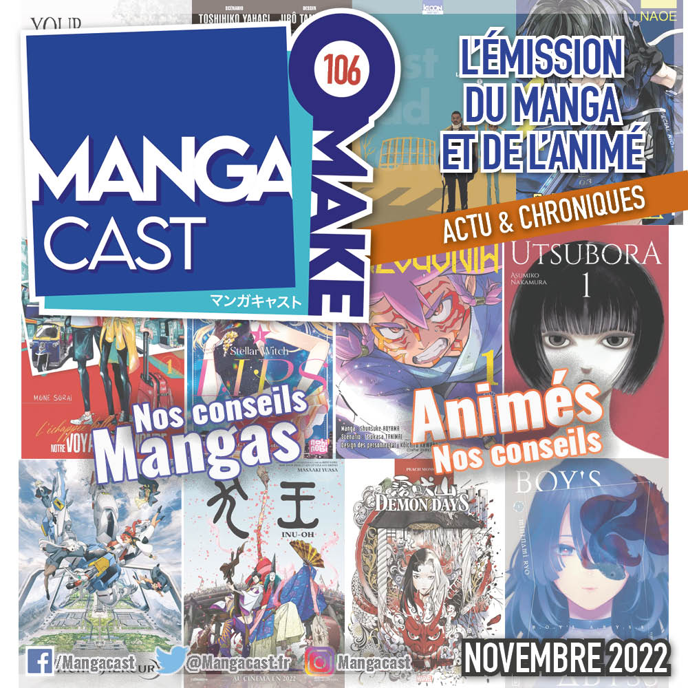 Cartouche du Mangacast Omake n°106