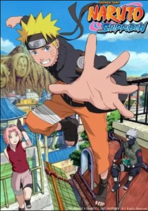 Affiche de l'anime Naruto Shippuden où Yukio Takatsu a fait un opening