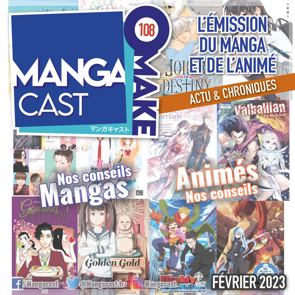 Cartouche du Mangacast Omake n°108