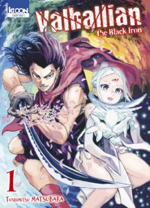 Couverture du tome 1 de Valhallian the black iron chez Ki-oon