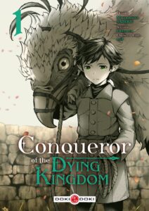 Couverture du tome 1 de Conqueror of the diying kingdom chez Doki-Doki