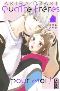 Couverture du tome 1 de Quatre frère pour moi chez Kana