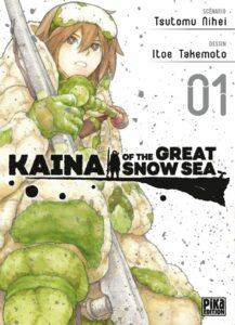 Couverture du tome 1 de Kaina of the great snow chez Pika