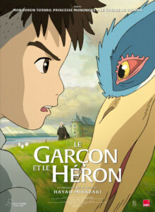 Affiche française du film Le Garçon et le Héron distribué par Wild Bunch